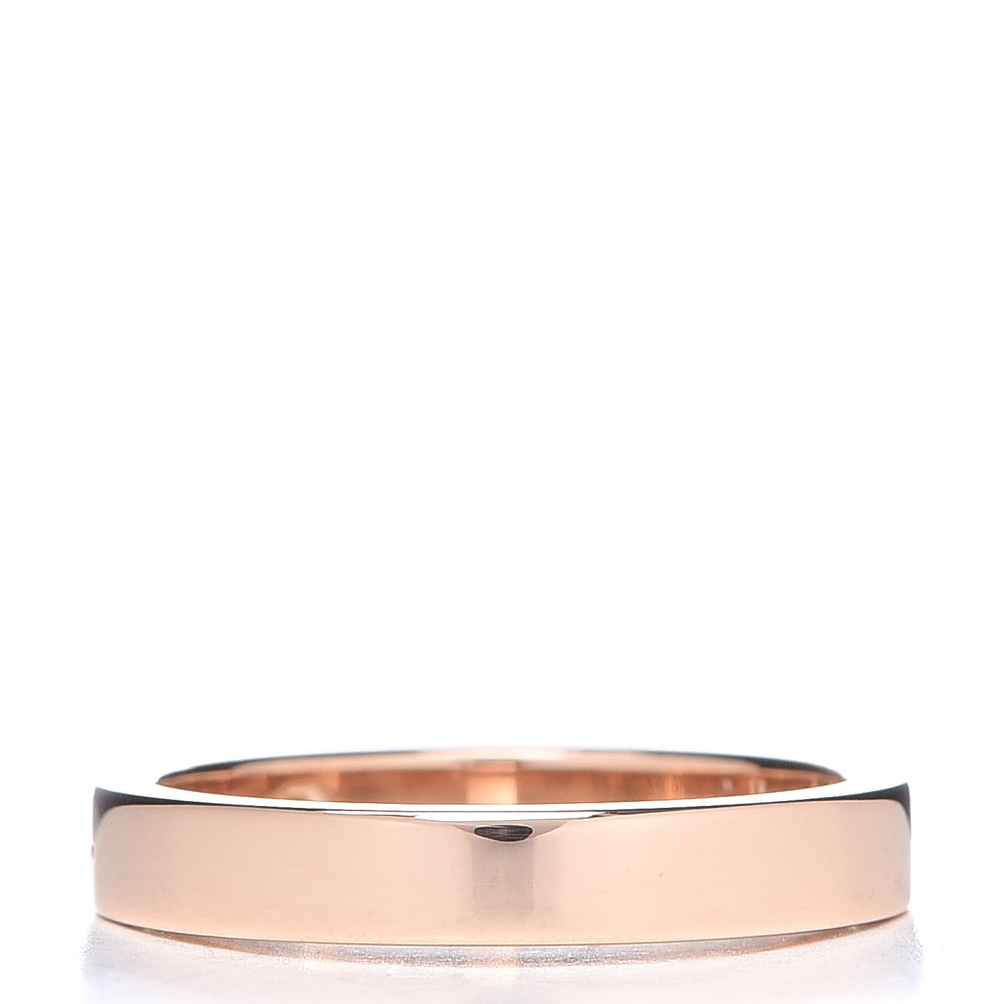 18K Pink Gold Diamond 4mm C De Wedding Band Ring 48 4.5