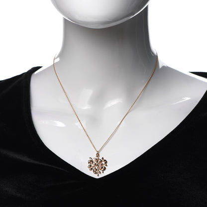 Tiffany 18K Rose Gold Small Paloma Picasso Olive Leaf Pendant Necklace 2 of 6