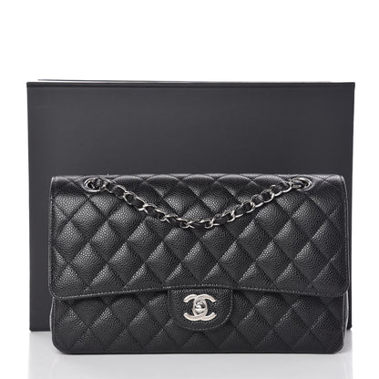 Chanel Caviar Quilted Medium Double Flap Black 10 of 10