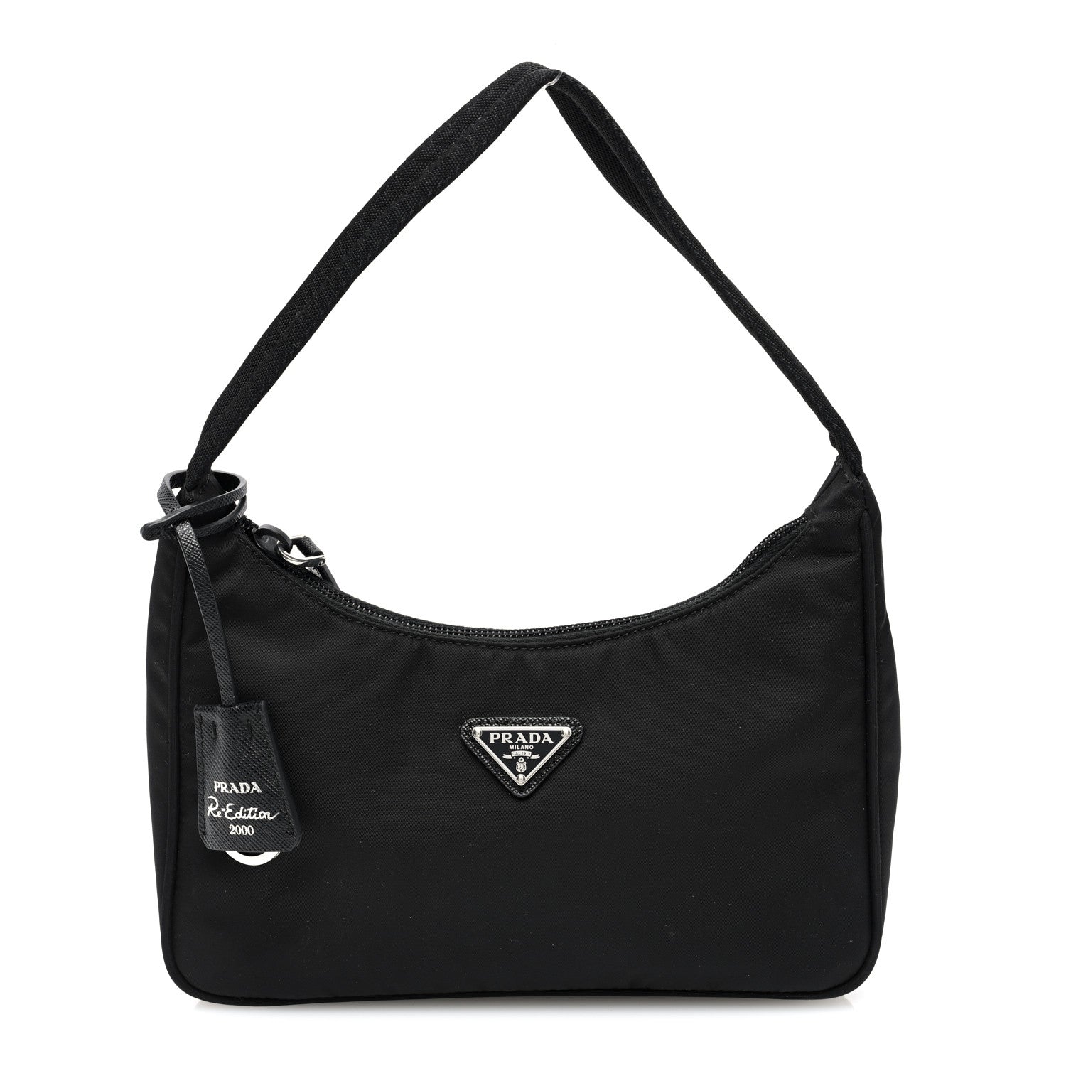 Prada Tessuto Nylon Mini Re-Edition 2000 Bag Black 1 of 9