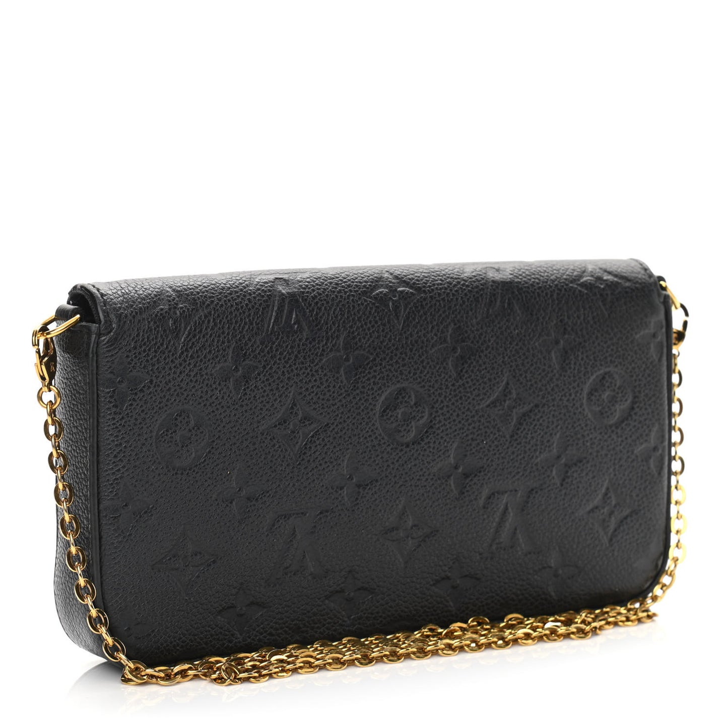 Empreinte Pochette Felicie Chain Wallet Black