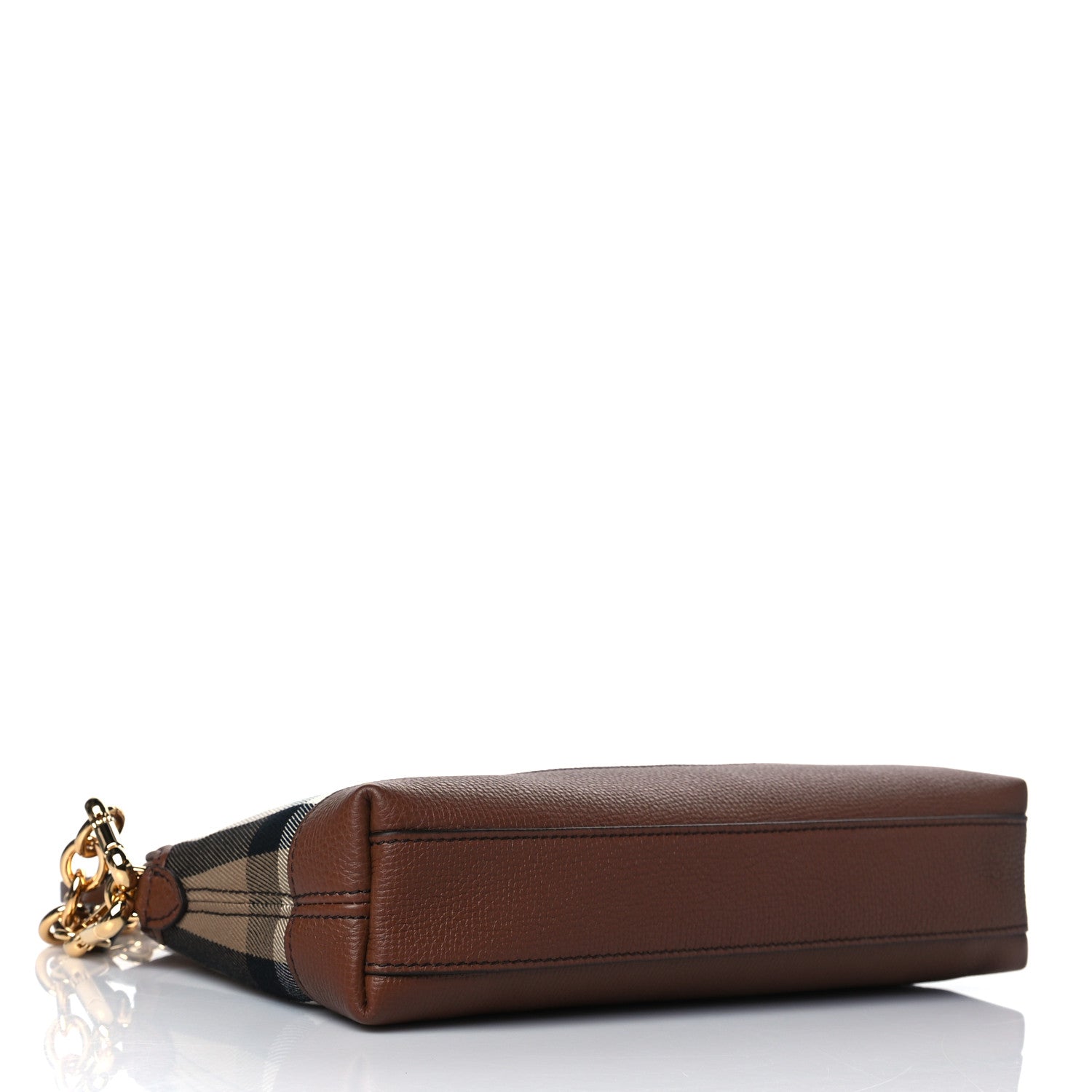 Burberry Derby House Check Abingdon Convertible Clutch Tan 4 of 10