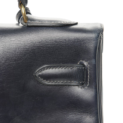 Hermes Box Kelly Retourne 32 Indigo 25 of 27