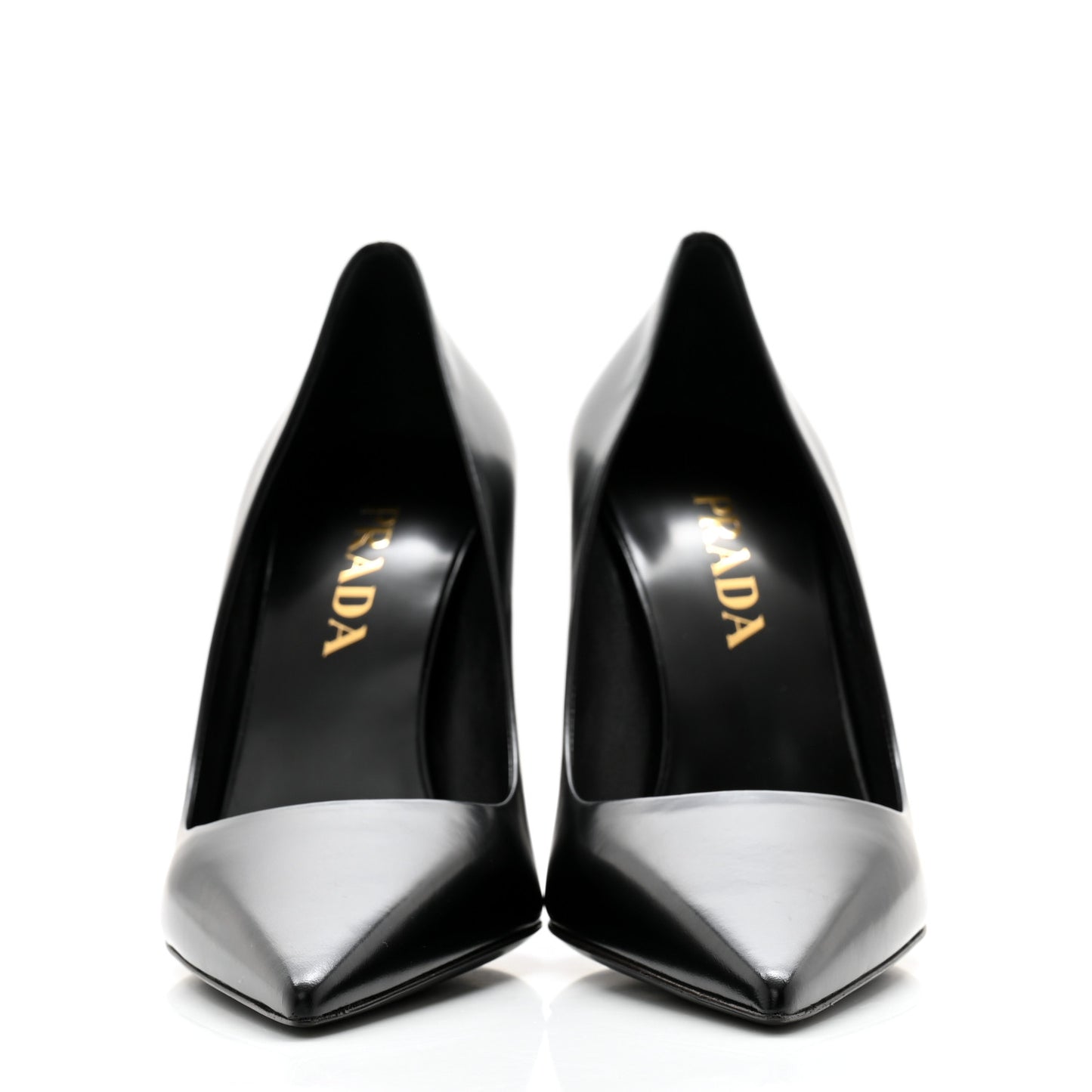 Spazzolato Pointed Toe Pumps 38 Black
