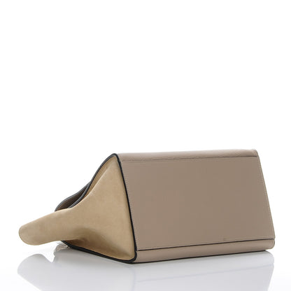 Celine Drummed Calfskin Suede Small Trapeze Dune 4 of 7