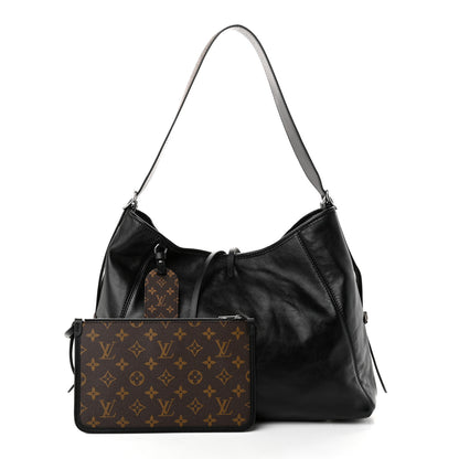 Louis Vuitton Lambskin CarryAll Vibe MM Black 2 of 9