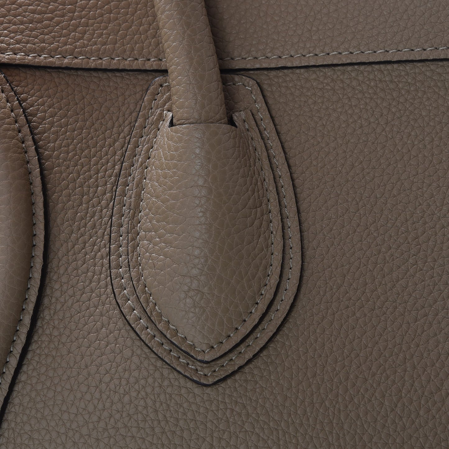 Drummed Calfskin Mini Luggage Dune