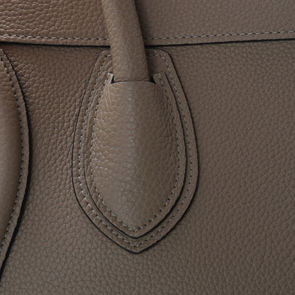 Celine Drummed Calfskin Mini Luggage Dune 16 of 17