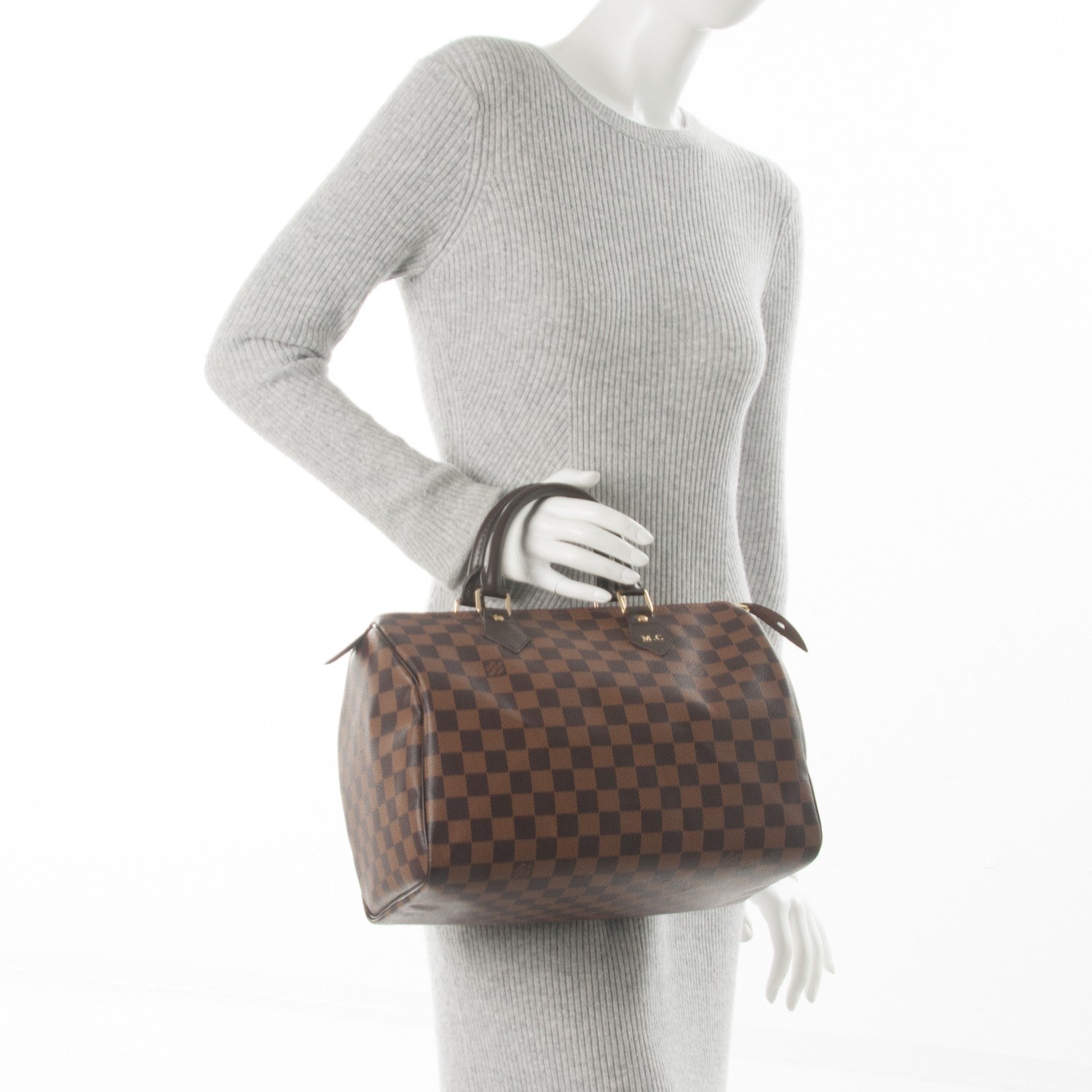 Louis Vuitton Damier Ebene Speedy 30 2 of 9