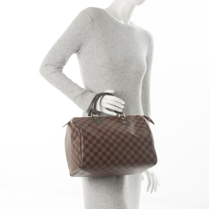 Louis Vuitton Damier Ebene Speedy 30 2 of 9