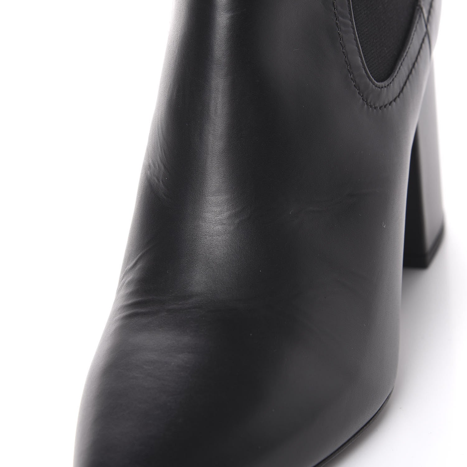 Valentino Garavani Calfskin Rockstud Chelsea 85mm Ankle Boots 39.5 Black 9 of 10