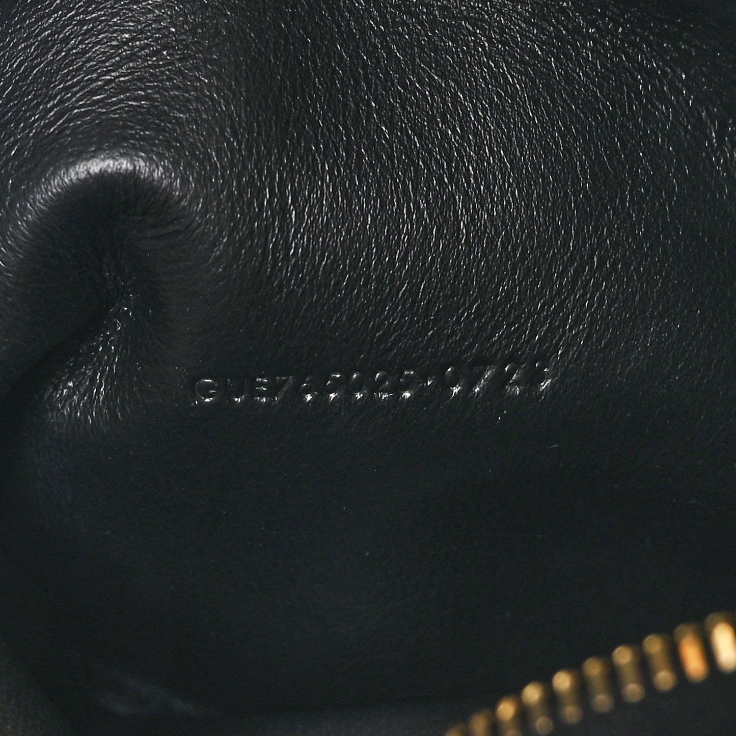 Lambskin Small Calypso Pouch Black