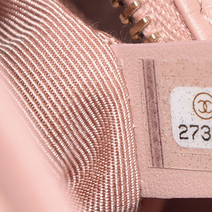 Chanel Aged Calfskin Quilted Small Gabrielle Hobo Pink 7 of 9