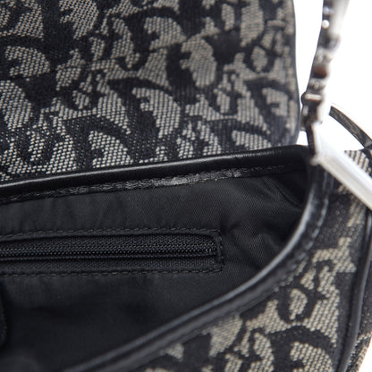 Christian Dior Monogram Saddle Bag Black 13 of 13