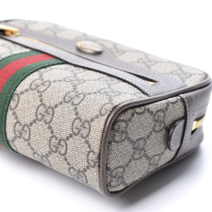 Gucci GG Supreme Monogram Web Small Ophidia Belt Bag 85 34 Dark Brown 7 of 11