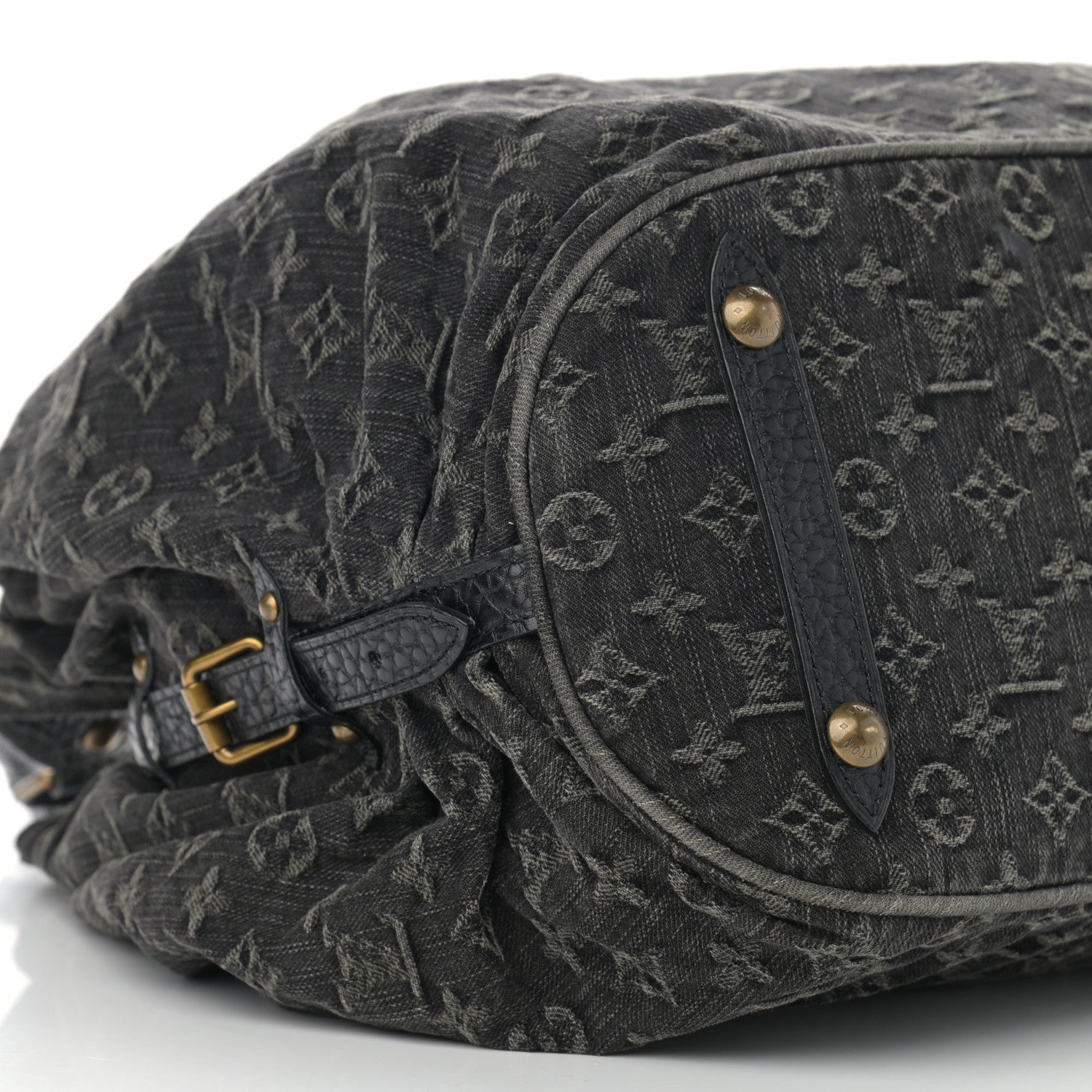 Louis Vuitton Denim Mahina XL Black 9 of 11