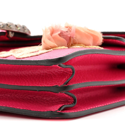 Gucci Pebbled Calfskin Embellished Guccify Small Dionysus Shoulder Bag Rosa 11 of 16