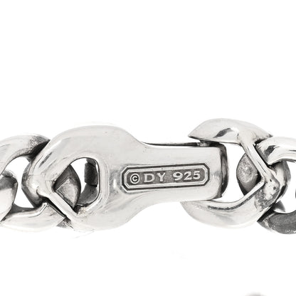 David Yurman Sterling Silver Micro Curb Chain ID Bracelet 5 of 5