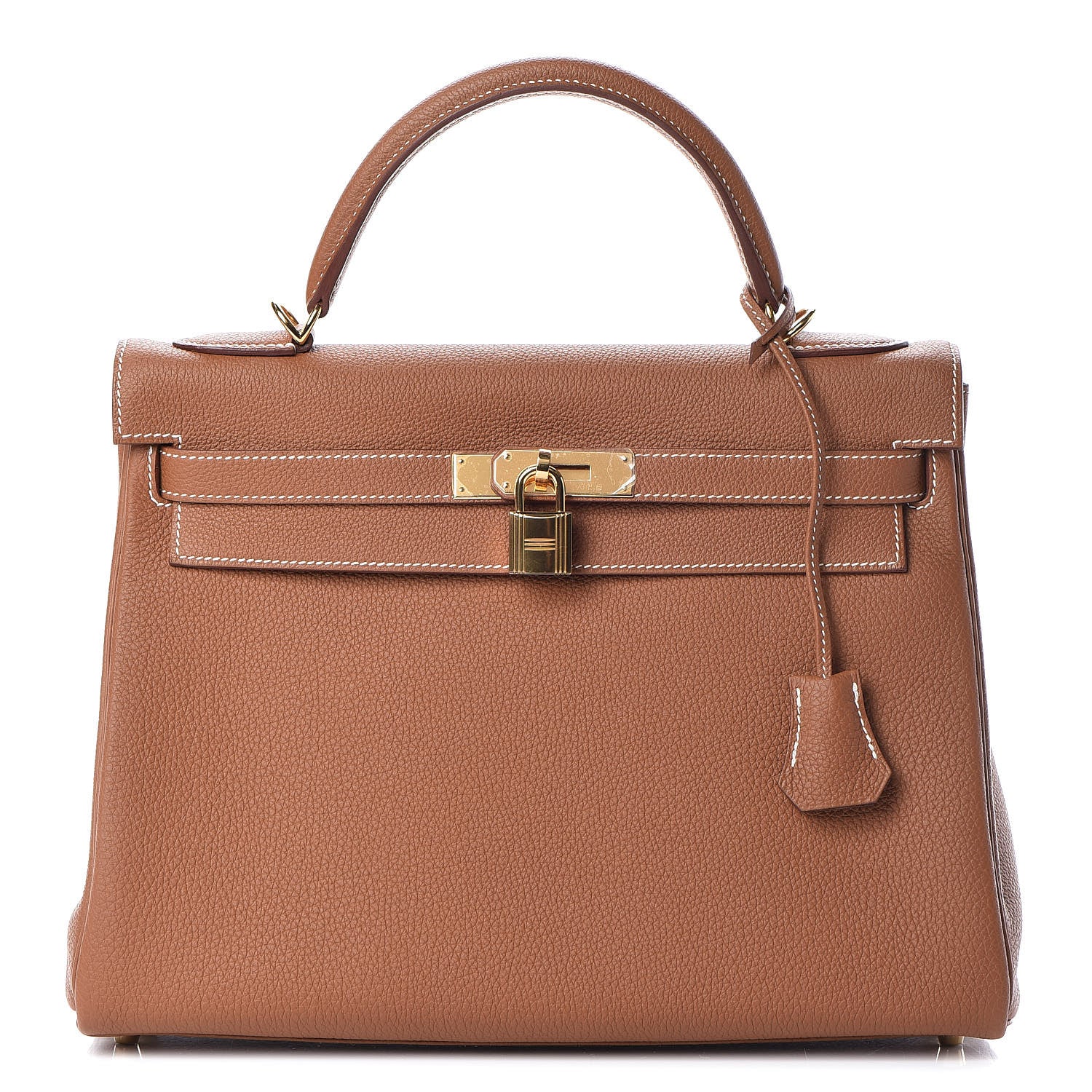 Hermes Togo Kelly Retourne 32 Gold 1 of 38