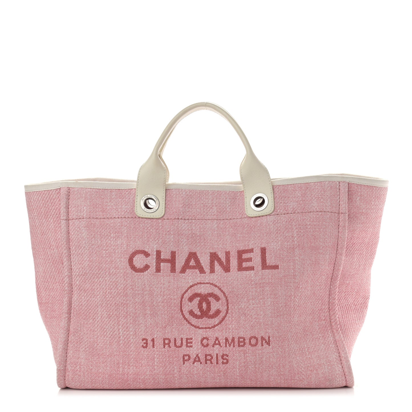 Canvas Medium Deauville Tote Pink