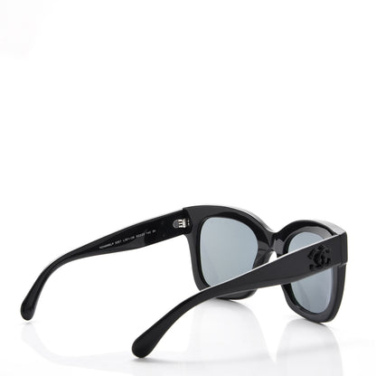 Chanel Mirror CC Sunglasses 5357 Black 3 of 8