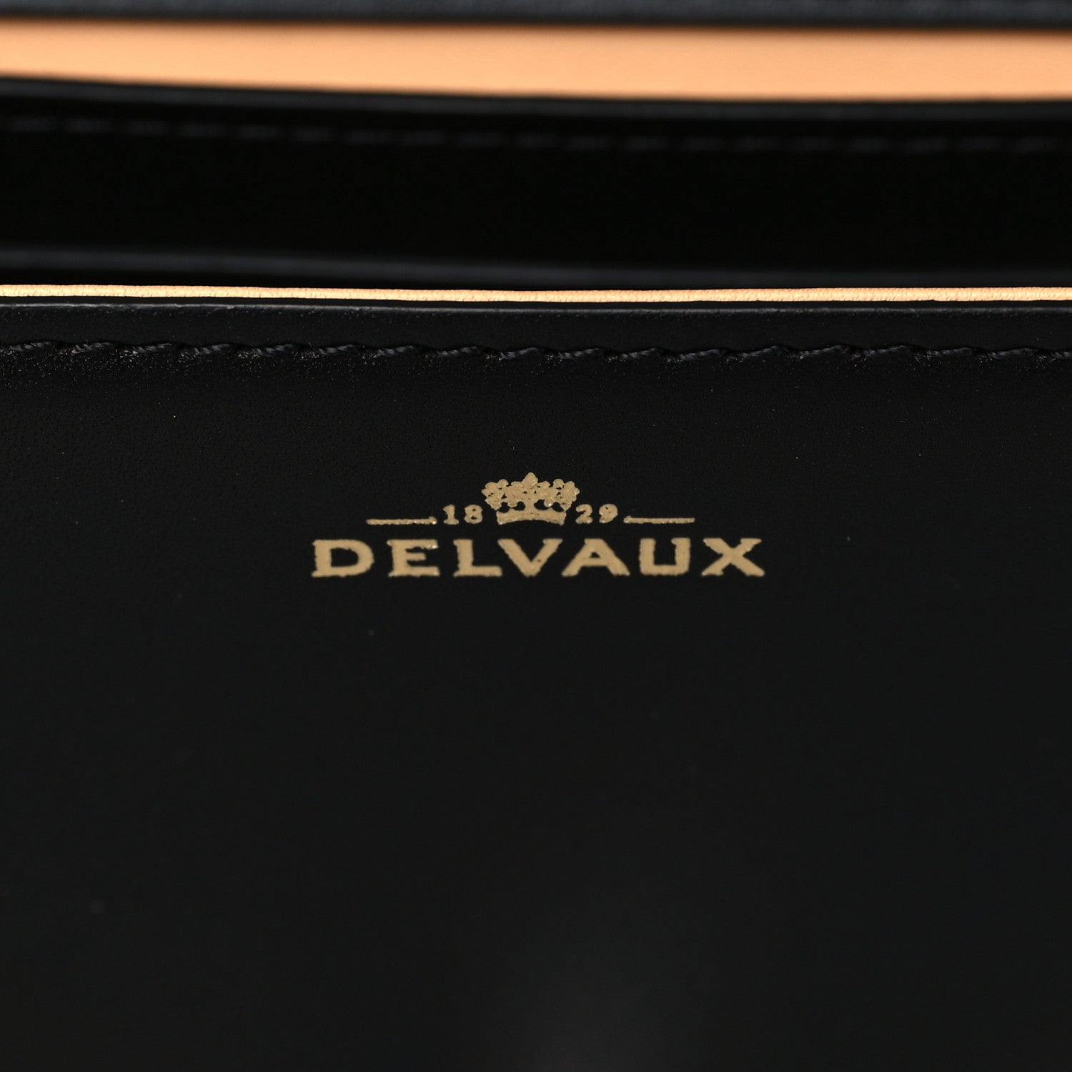 Delvaux Olen Calfskin Small Lingot Crossbody Black 5 of 8