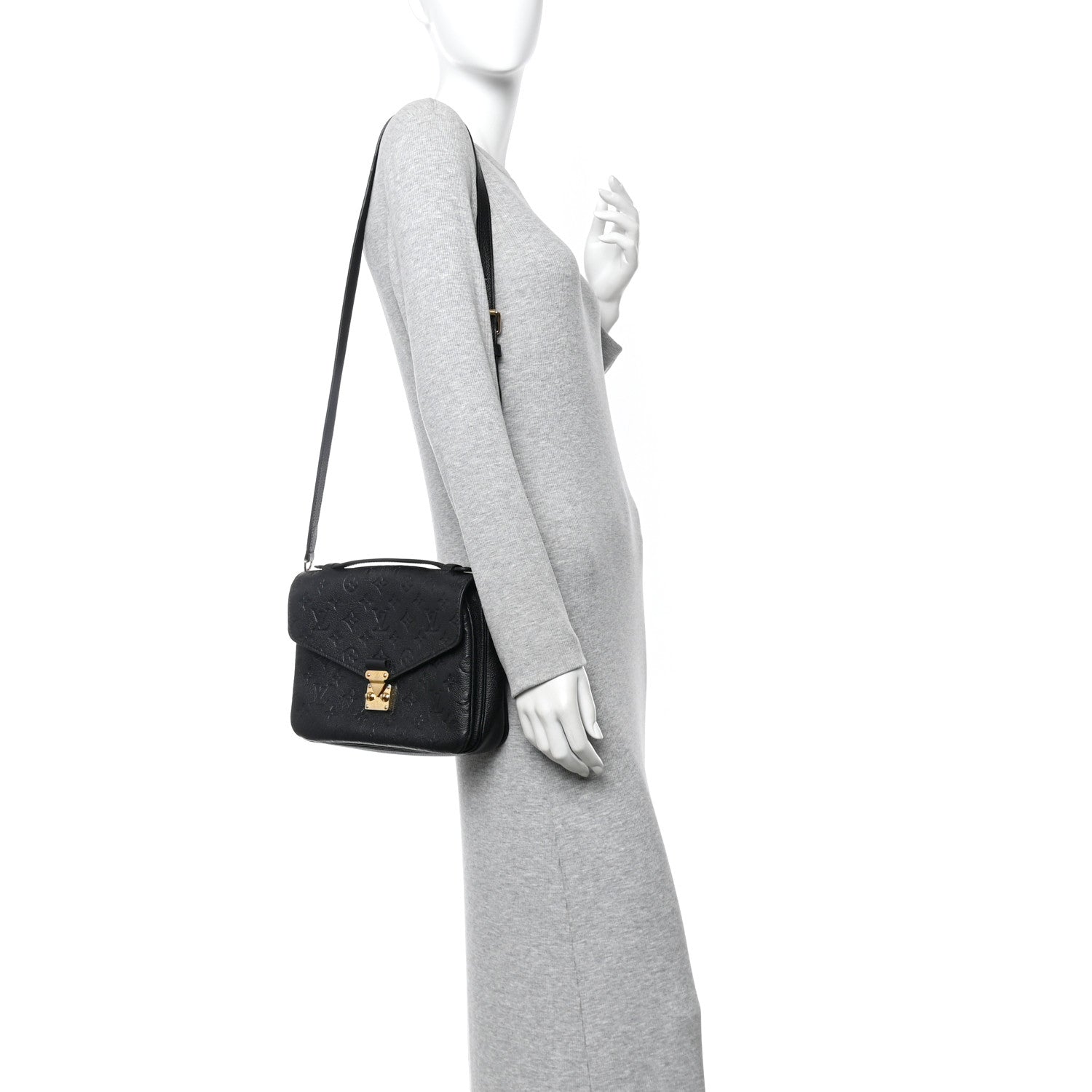 Louis Vuitton Empreinte Pochette Metis Black 2 of 10