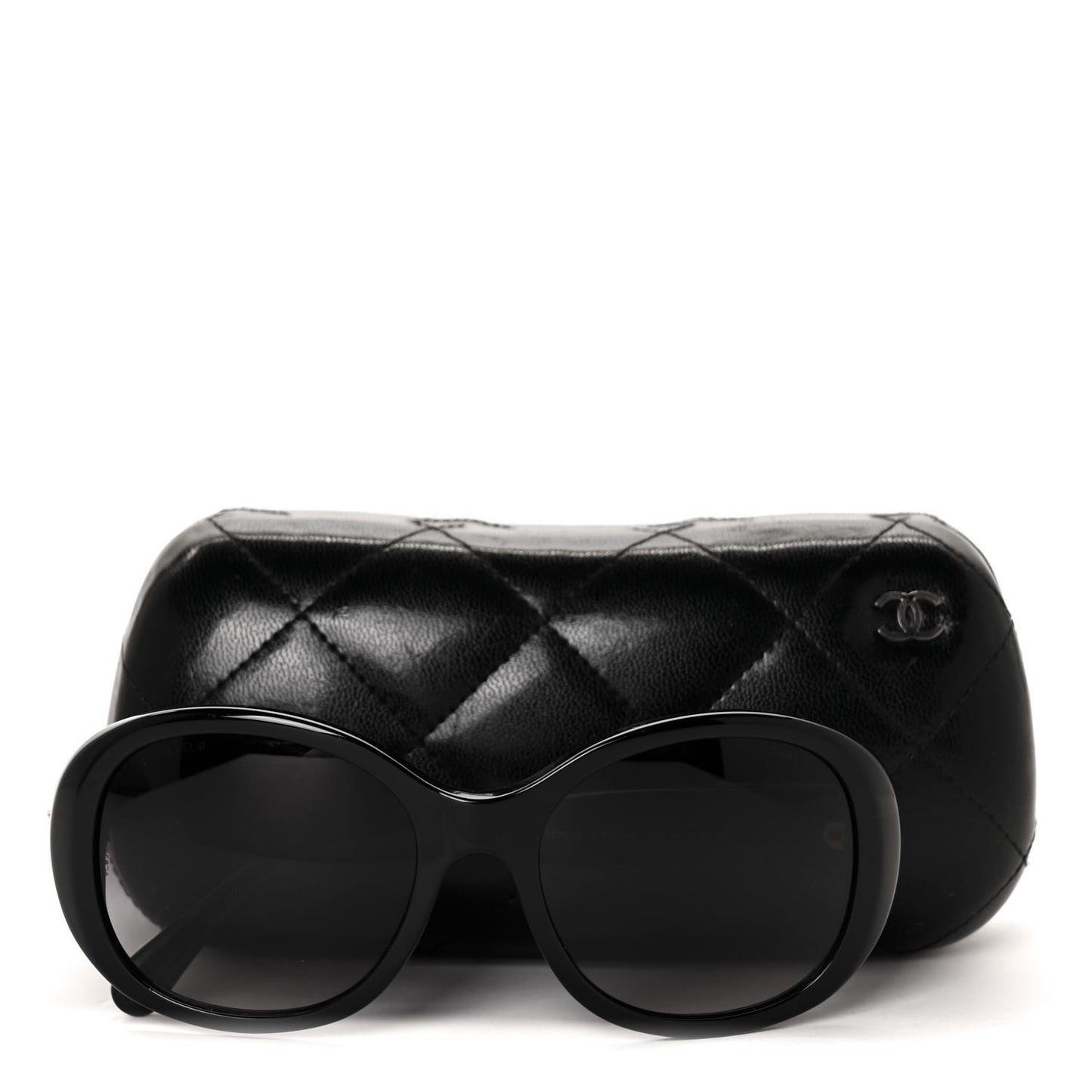 Acetate CC Turnlock Sunglasses 5235-Q Black Beige