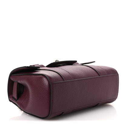 Mulberry Small Classic Grain Mini Bayswater Black Cherry 4 of 12