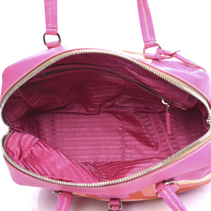 Prada Canvas Canapa St. Soho Bowler Bag Lacca 4 of 11