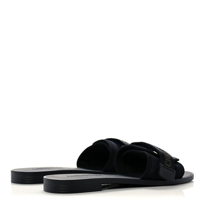 Christian Dior Technical Stretch Fabric Camouflage Dio(r)evolution Slide Sandals 40 Black Military 4 of 8