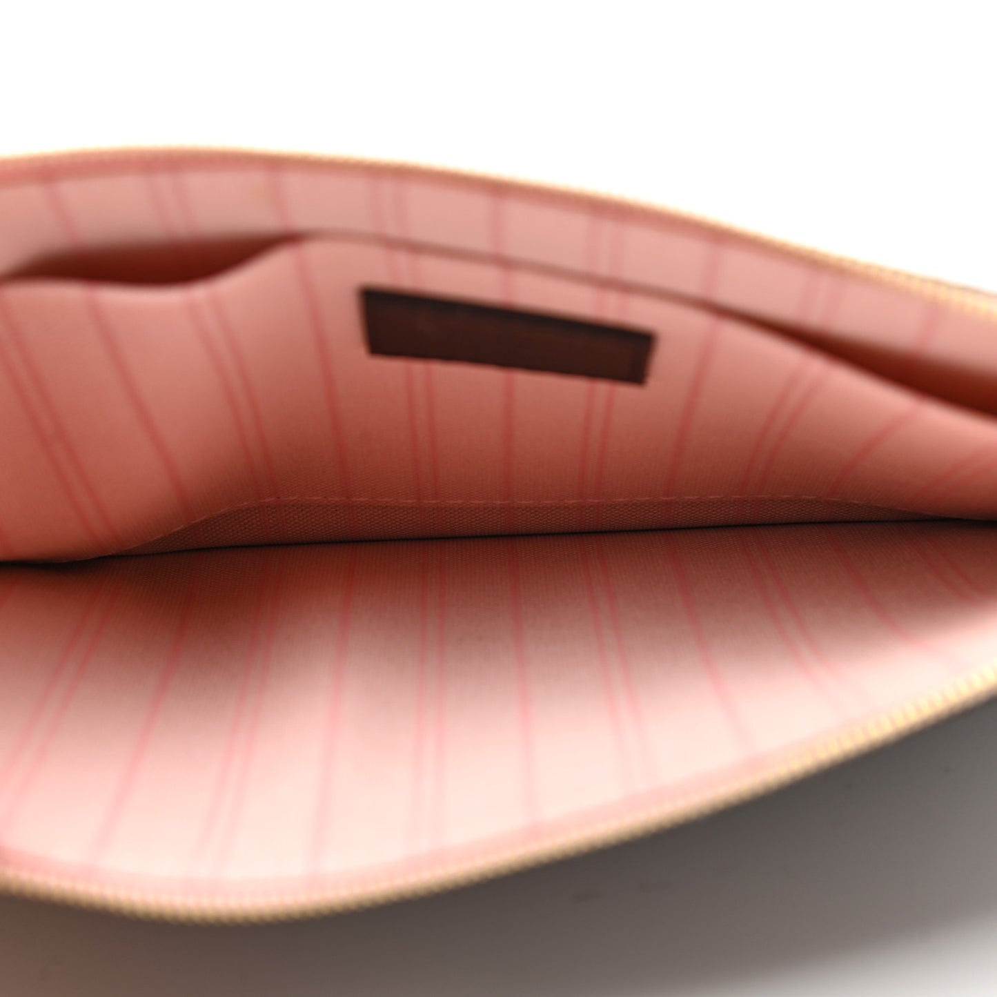 Damier Ebene Neverfull MM GM Pochette Rose Ballerine