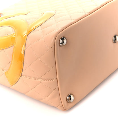 Chanel Calfskin Quilted Large Cambon Tote Beige 9 of 10