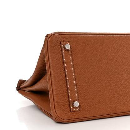 Hermes Togo Birkin 30 Gold 9 of 12