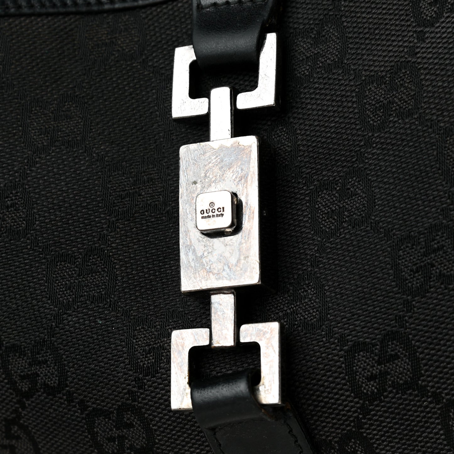 Monogram Small Jackie O Hobo Black