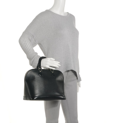 Louis Vuitton Epi Alma PM Black 2 of 9