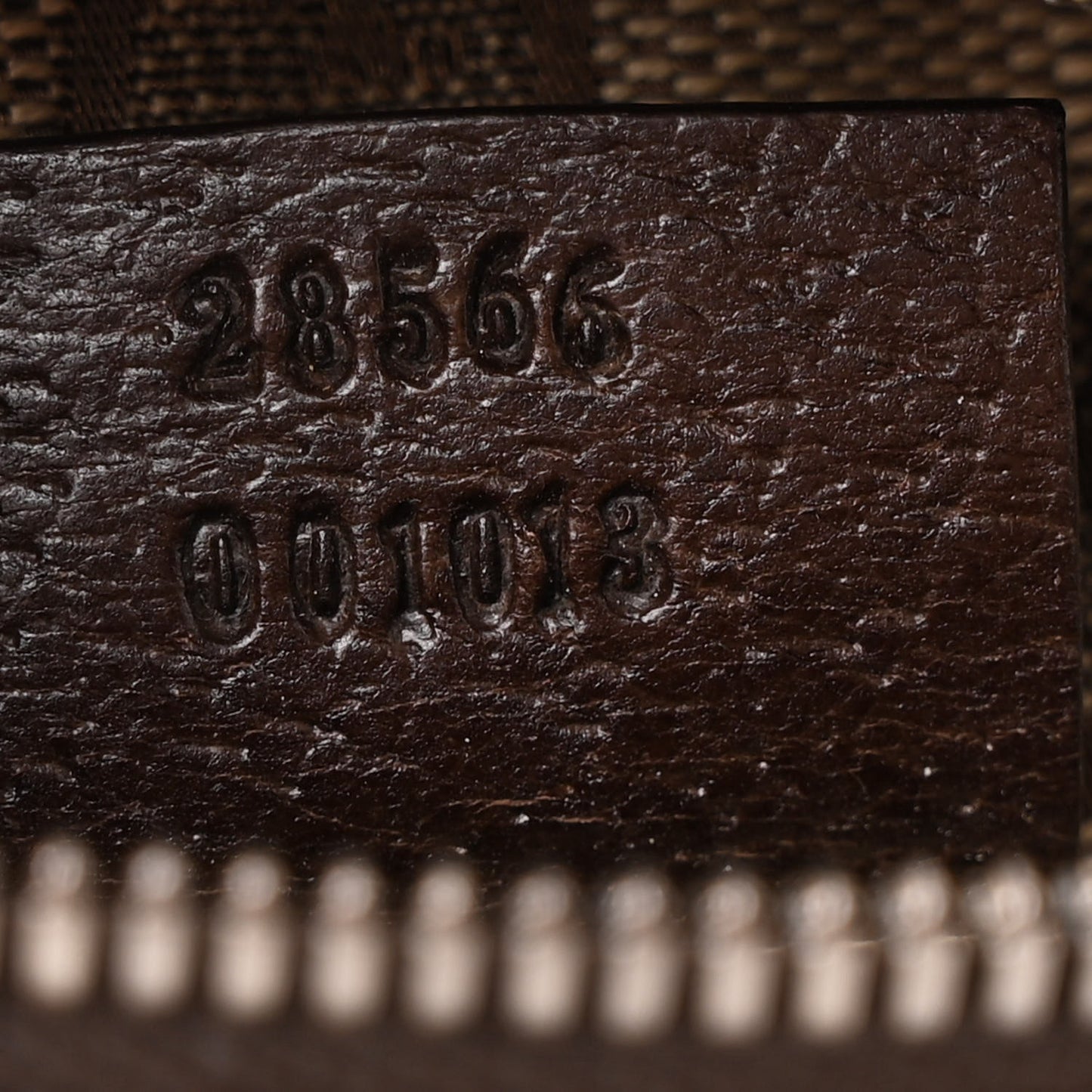 GG Monogram Double Pocket Belt Bag Dark Brown