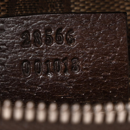 Gucci GG Monogram Double Pocket Belt Bag Dark Brown 7 of 10