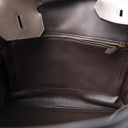 Hermes Togo Birkin 40 Chocolate 16 of 34