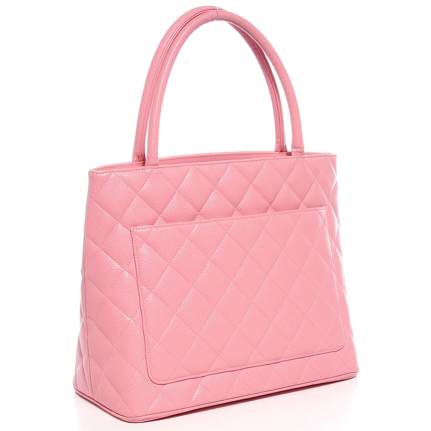 Caviar Medallion CC Tote Light Pink