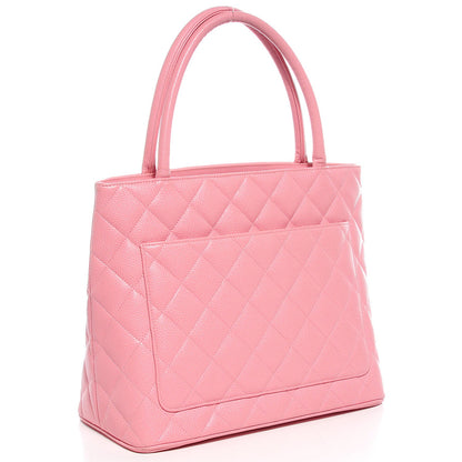 Chanel Caviar Medallion CC Tote Light Pink 3 of 8