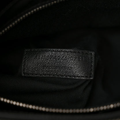 Saint Laurent Calfskin Y Quilted Monogram Medium Loulou Chain Satchel Black 6 of 14