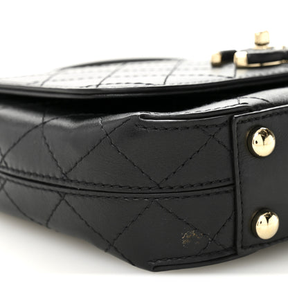 Chanel Calfskin Stitched Small Covered CC Flap Bag Black 17 of 21
