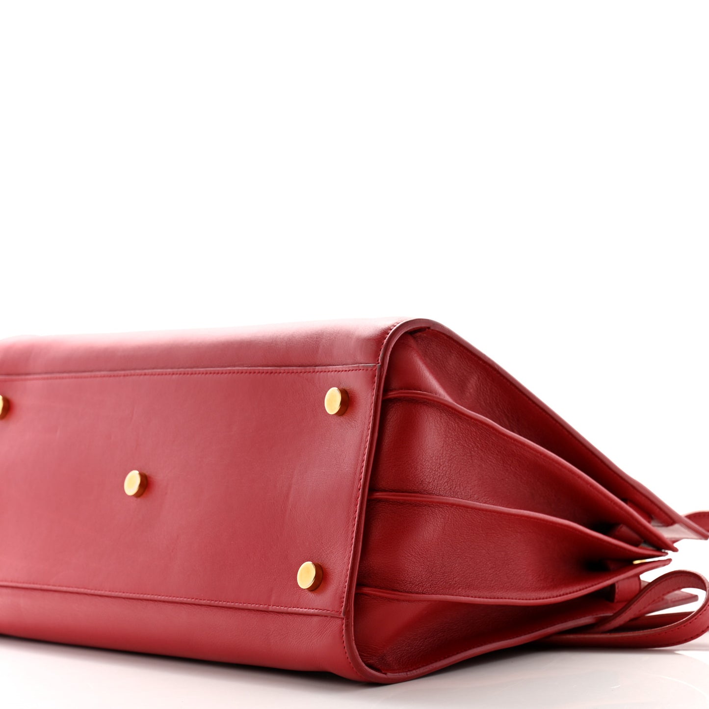 Calfskin Small Sac De Jour Lipstick Red