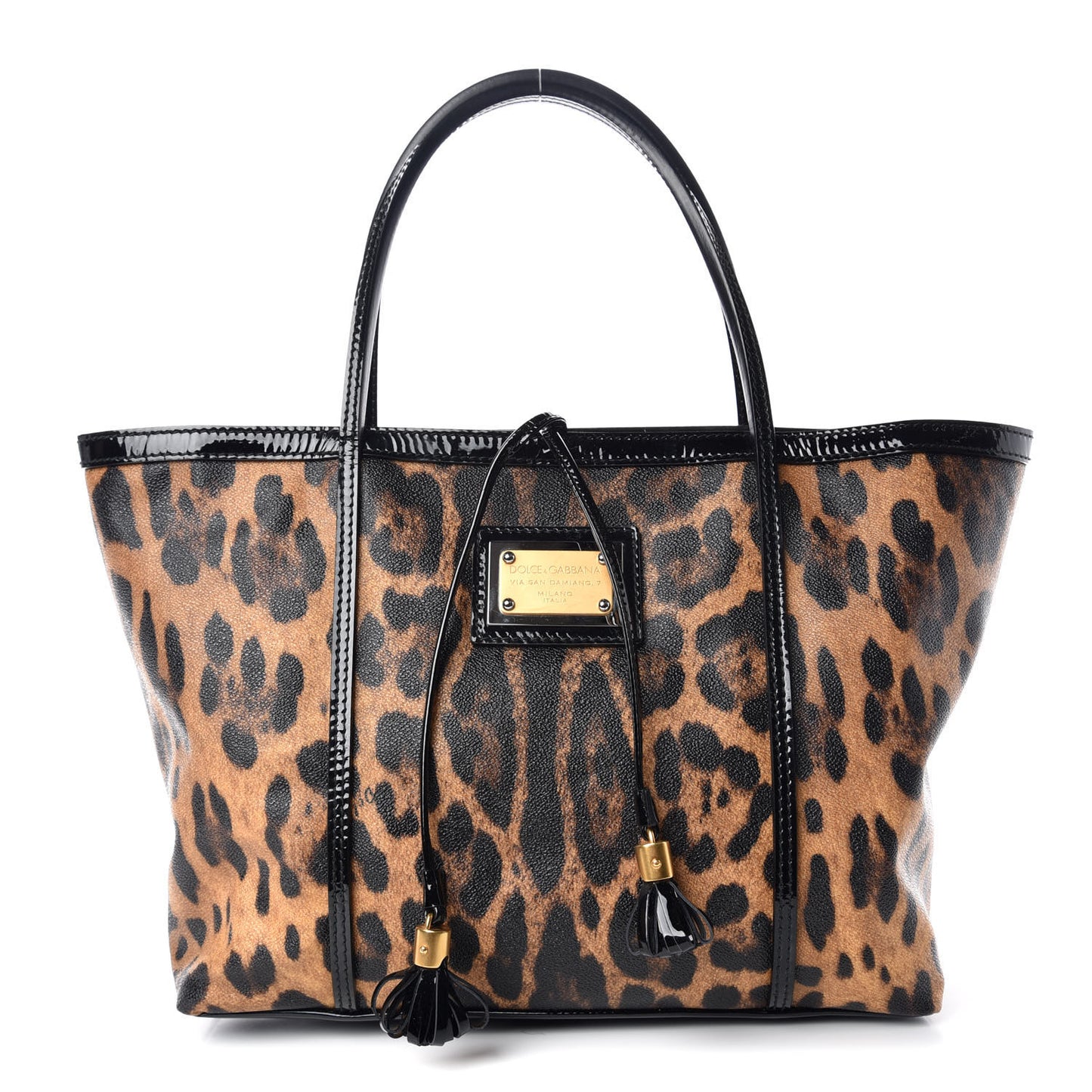 Dauphine Leopard Print Shopping Tote