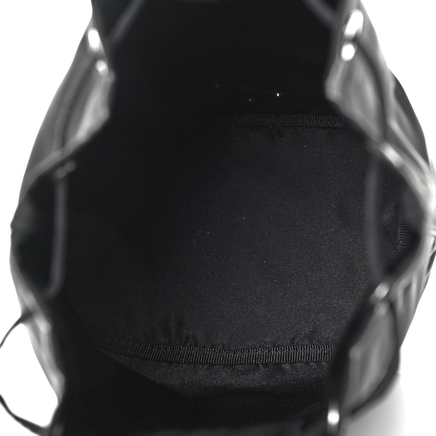 Nylon Vela Drawstring Pouch Black