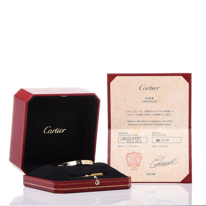 Cartier 18K Yellow Gold LOVE Bracelet 15 7 of 7