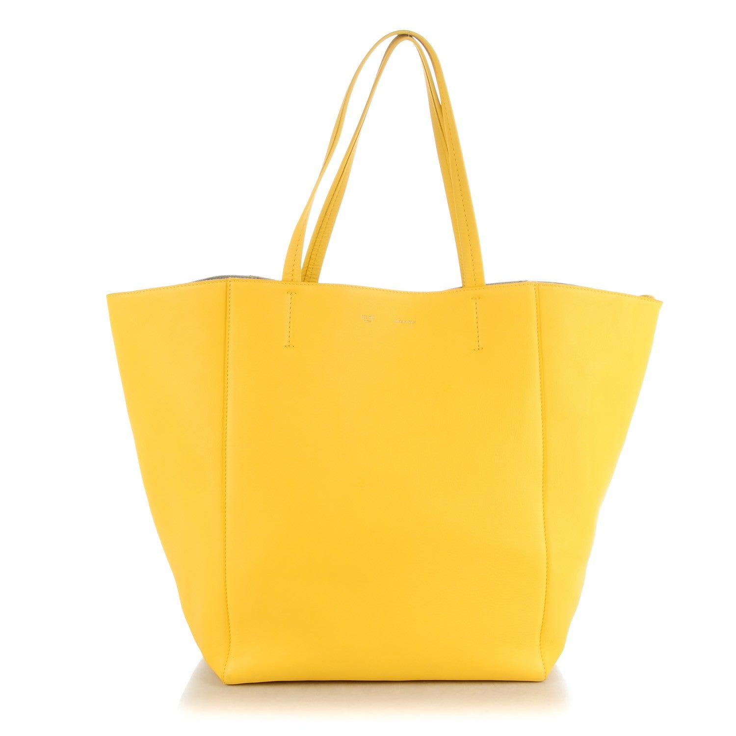 Celine Calfskin Medium Horizontal Cabas Phantom Sun Yellow 1 of 9