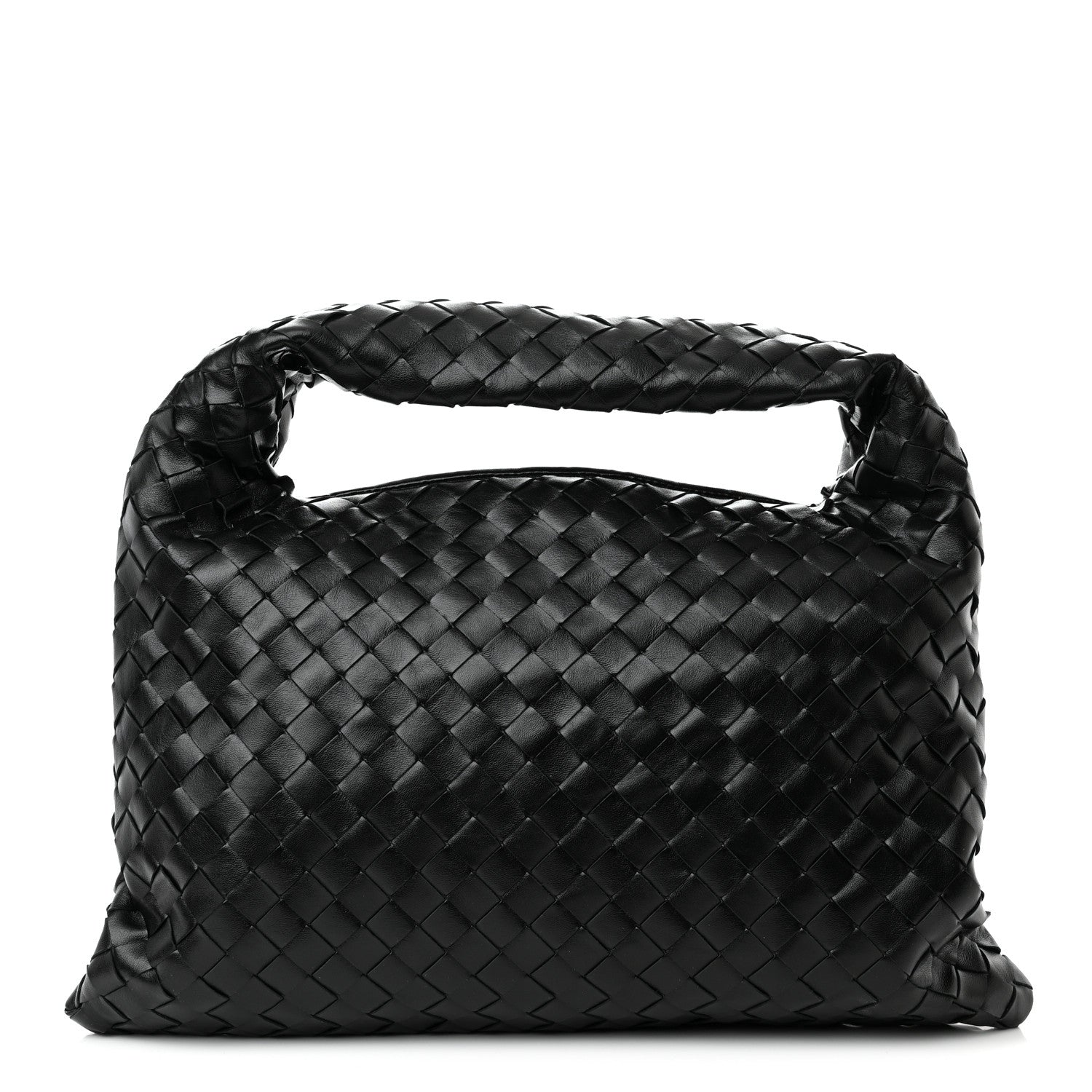 Bottega Veneta Calfskin Intrecciato Small Hop Black 1 of 10