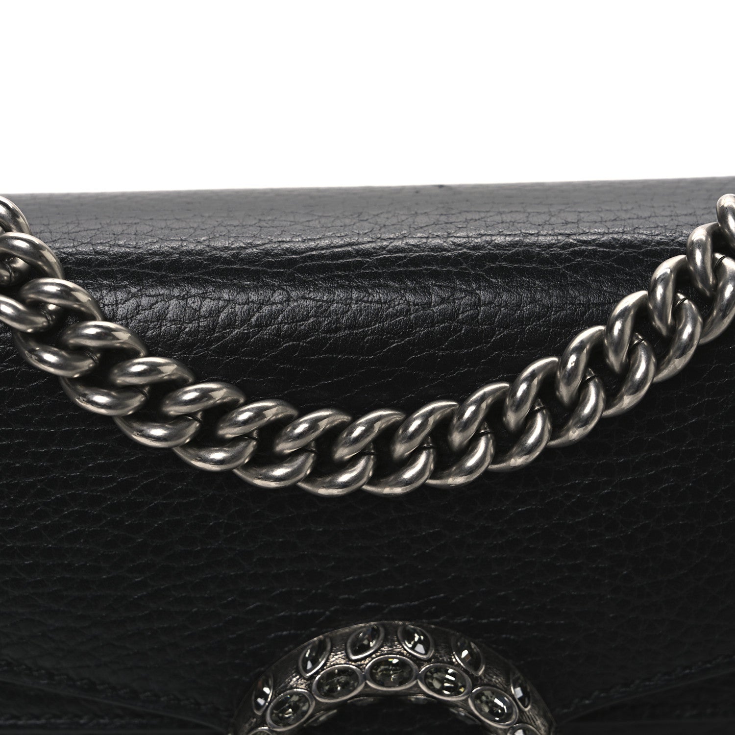 Gucci Calfskin Mini Dionysus Shoulder Bag Black Black 8 of 12